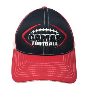Camas Football Fitted Trucker Hat Multicolor 8 Embroidered Pacific Headwear